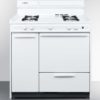 STOVE 36" WHITE GAS/ELECTRIC START